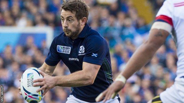 Scotland captain Grieg Laidlaw