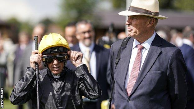 Frankie Dettori and trainer John Gosden