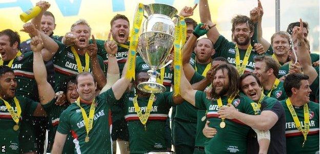 Leicester Tigers have not won the league title since 2013