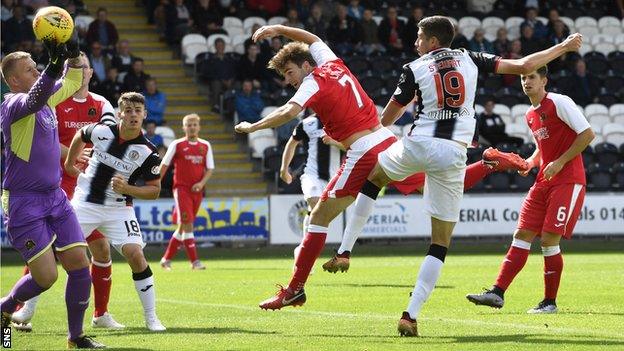 Ross Stewart scores for St Mirren