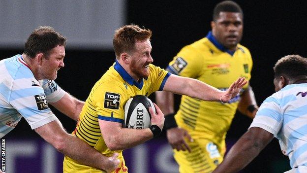 Rory Jennings in action for Clermont Auvergne