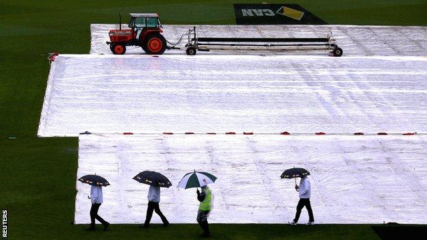 Umpires inspect in Hobart