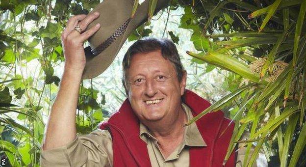 Eric Bristow in I'm a Celebrity