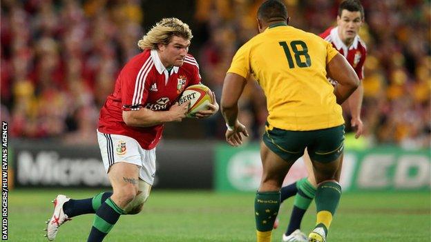 Richard Hibbard in Lions kit