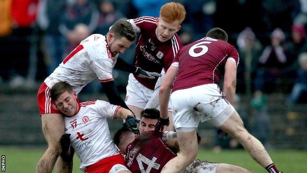 Tempers flared in the Tuam contest on a number of occasions