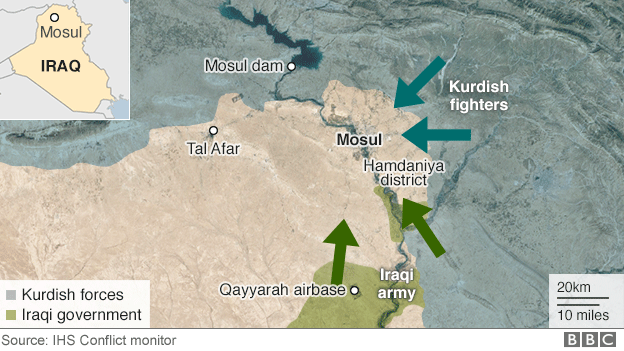 Mosul map