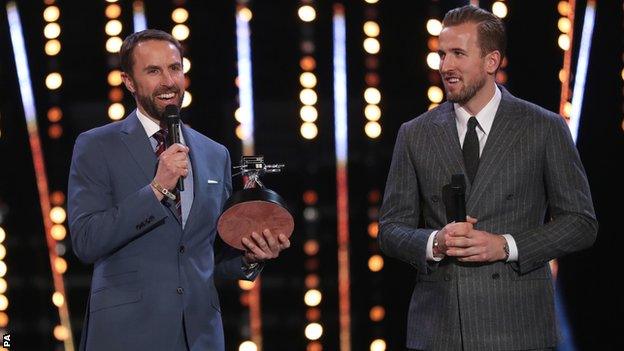 Gareth Southgate and Harry Kane