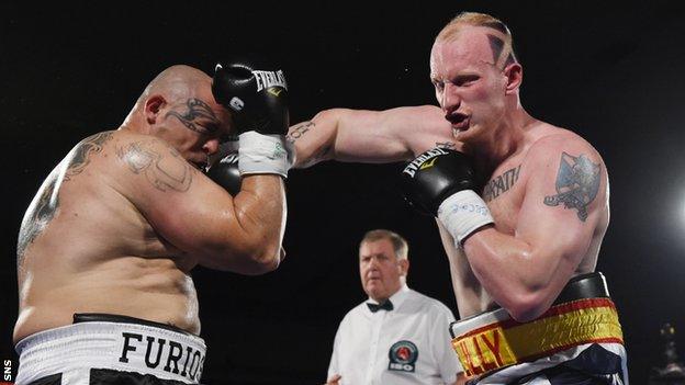 Cary Cornish (right) and Anthony Joshua are both unbeaten