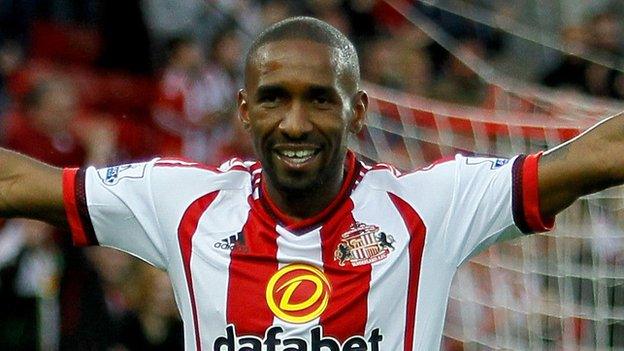 Sunderland striker Jermain Defoe