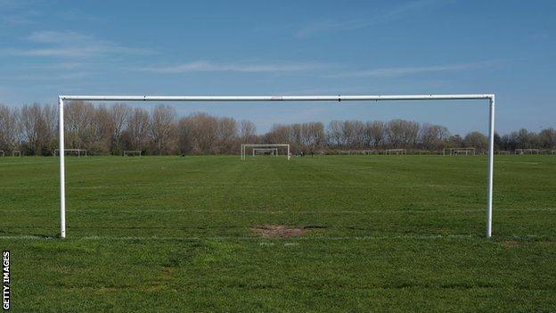 Pitch at Hackney marshes