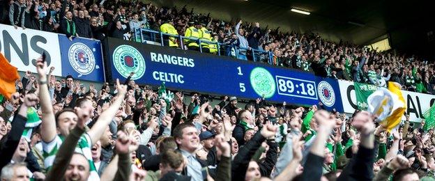 The result marks Celtic's biggest ever win over Rangers at Ibrox