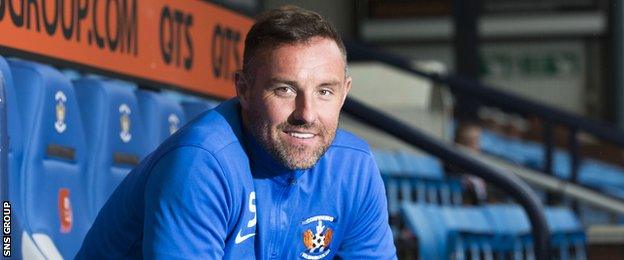 Kilmarnock striker Kris Boyd