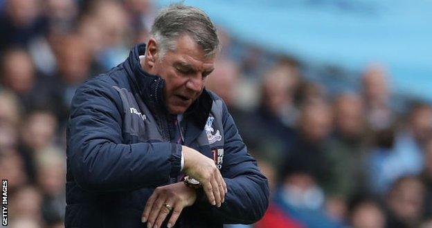 Former Crystal Palace manager Sam Allardyce