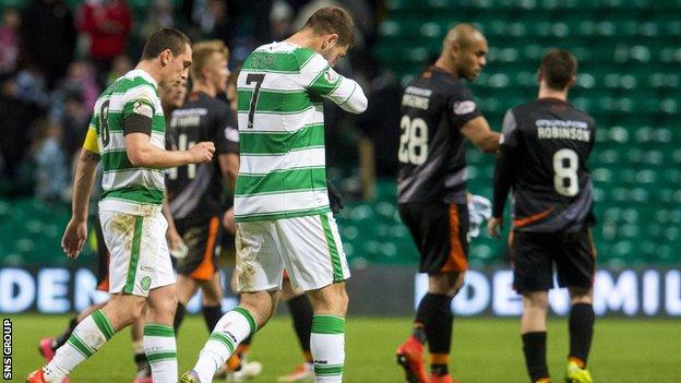 Celtic dropped points for the second time at home this season