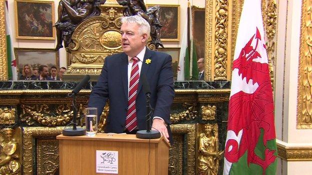 First Minister Carwyn Jones