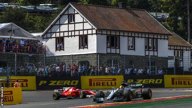 Lewis Hamilton and Sebastian Vettel