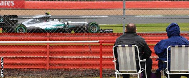 Fans British Grand Prix