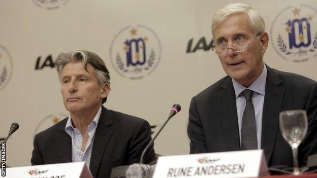 Sebastian Coe and Rune Andersen