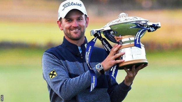 Austria's Bernd Wiesberger will defend the Scottish Open title in front of a limited crowd