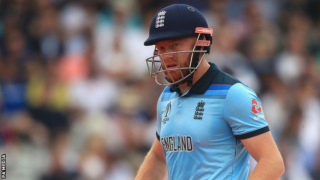 Jonny Bairstow after being dismissed against Australia