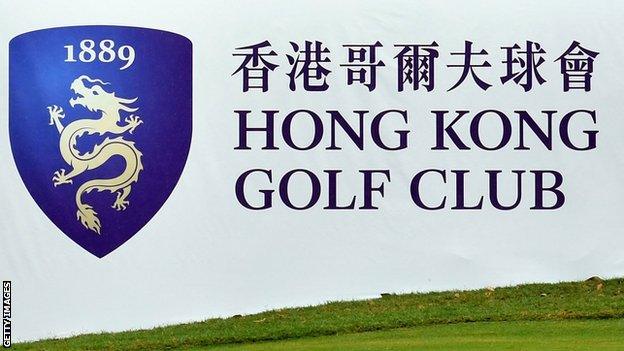 The Hong Kong Golf club was to stage the Hong Kong Open