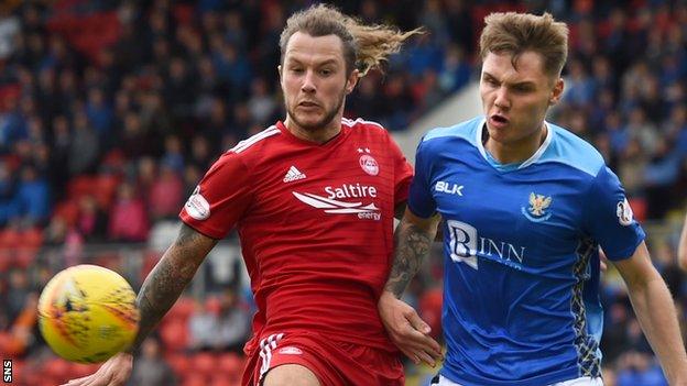 Stevie May struggled to make an impact at Aberdeen