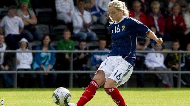 Former Scotland striker Suzanne Winters