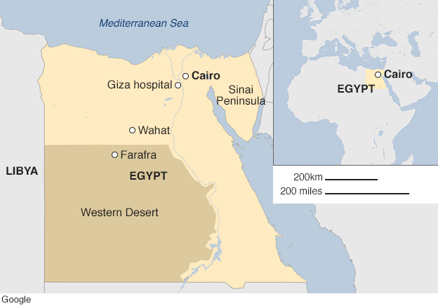 Egypt map