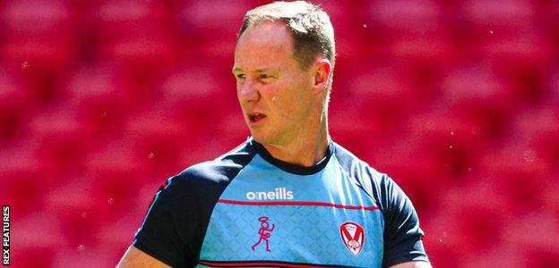 St Helens coach Justin Holbrook