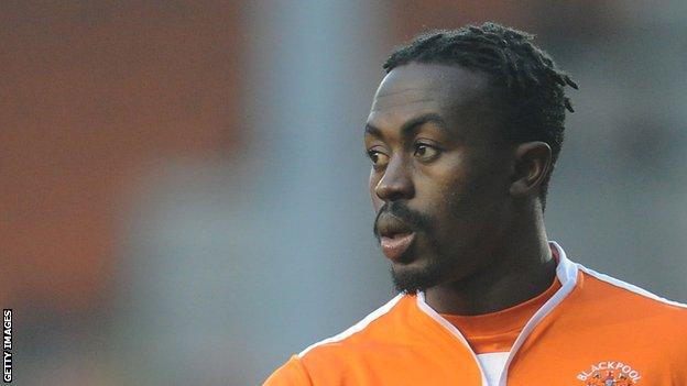 Joseph Dodoo made 25 appearances for Blackpool during a loan spell with the club last season