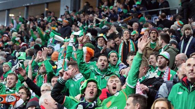 Republic of Ireland fans