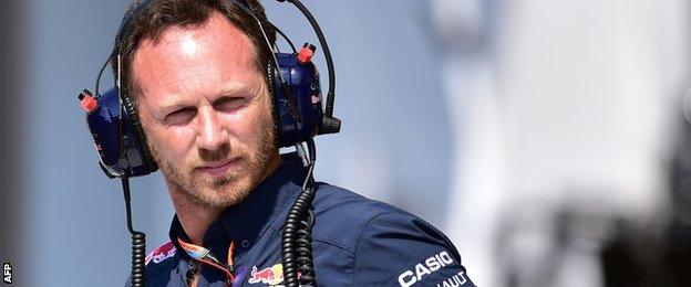 Red Bull team principal Christian Horner