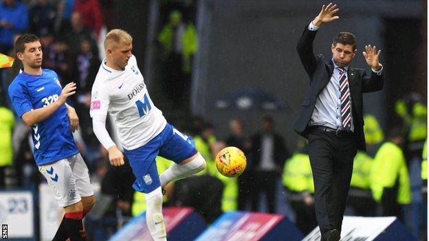 Rangers manager Steven Gerrard