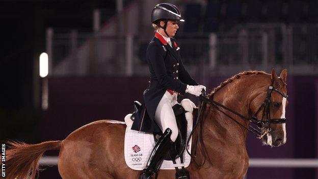 Charlotte Dujardin aboard Gio