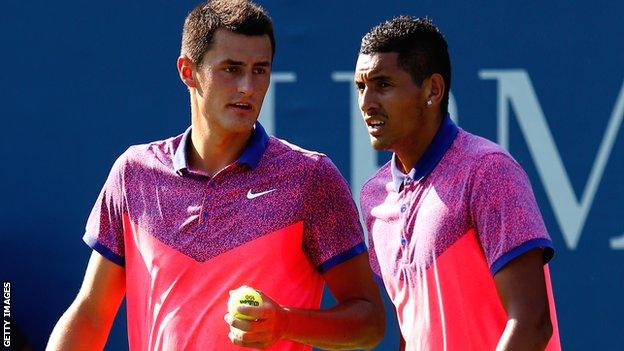 Bernard Tomic and Nick Kyrgios