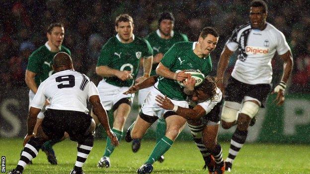 Johnny Sexton on his Ireland debut versus Fiji in 2009