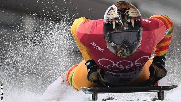 Akwasi Frimpong at the 2018 Winter Olympics