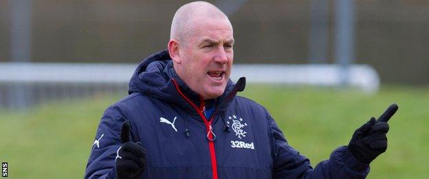 Rangers manager Mark Warburton