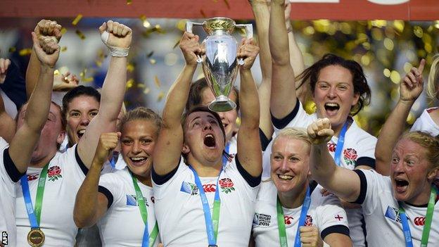 England Women win Rugby World Cup