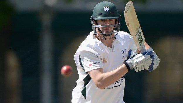 Worcestershire batsman Alex Gidman