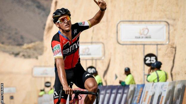 Greg van Avermaet competing in Oman