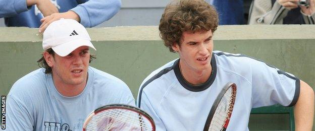 Leon Smith and Andy Murray