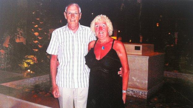 Bruce Wilkinson with his wife Rita during a previous visit to Tunisia