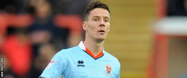 Former Blackpool midfielder Ian Black