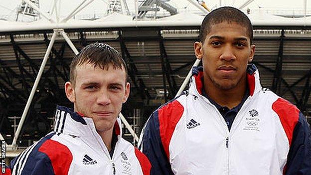 Fred Evans and Anthony Joshua