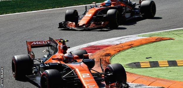 Fernando Alonso and Stoffel Vandoorne