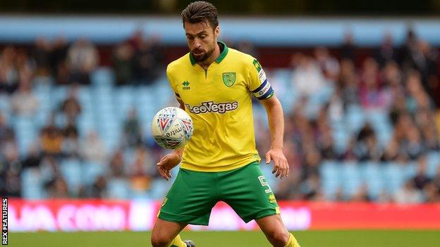 Norwich City defender Russell Martin