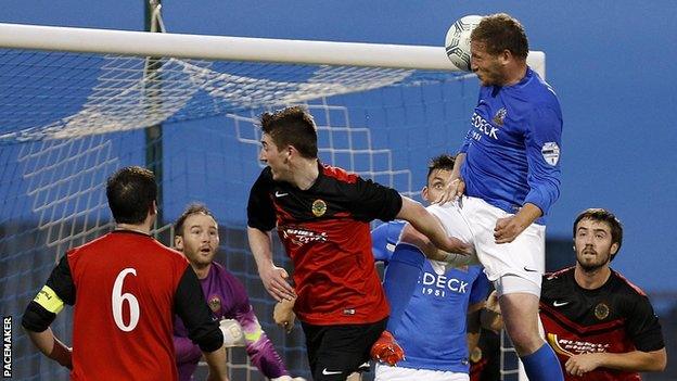 Glenavon were comfortable winners over Tobermore United