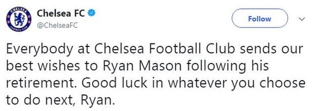 Chelsea tweet