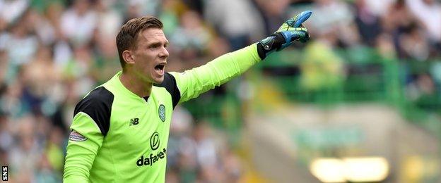 Celtic goalkeeper Dorus de Vries